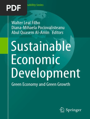 Sustainable Economic Development Walter Leal Filho Diana Mihaela Pociovalisteanu Abul Quasem Al Amin Editors Life Cycle Assessment Ecology
