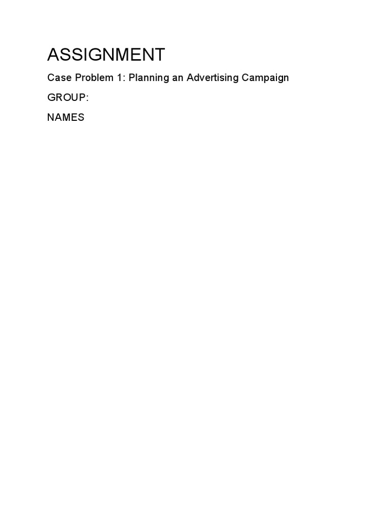 1.2 Assignment - Template | PDF