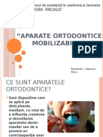 Aparate Ortodontice Mobilizabile