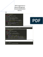 RA1811003010023 APP Assignment 2
