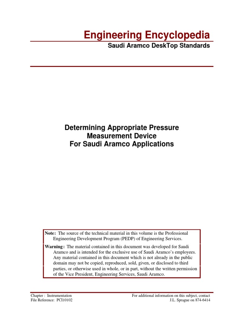 Pressure Measurement PDF | PDF | Pressure Measurement | Pascal (Unit)