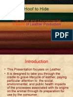 Leather and Tanning-Origin and Impact On Environment