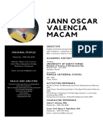Macam J. Resume PDF