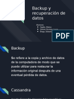 Backup y Recuperación de Datos