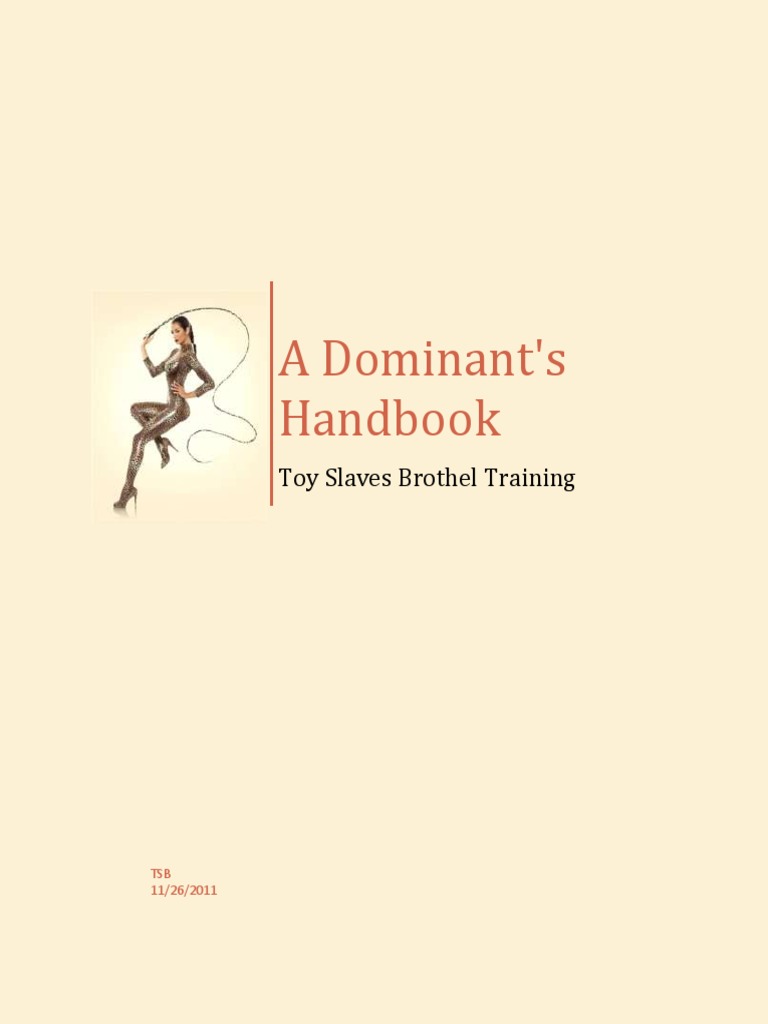 Asstr Spanking Severe - A Dominants Handbook With Exam 26-11 | PDF | Dominance And Submission | Bdsm