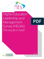 Higher Education Leadership and Management Survey (Helms) :: Insights