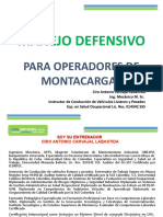 Manejo Defensivo Montacargas 2.0 Marzo de 2016