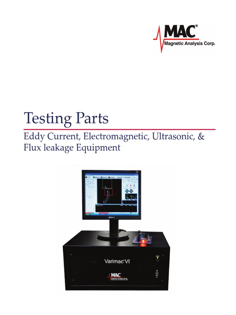 Eddy Currents TESTINGPARTS2019 PDF Welding Construction