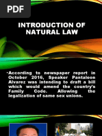 Introduction of Natural Law