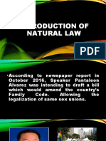 Introduction of Natural Law