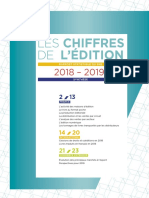 LES CHIFFRES DE L’ÉDITION 2018 – 2019 SYNTHESE