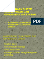 1 - Alternatif Dan Pemilihan Sistem Penyaluran Air Limbah