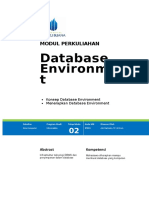 Modul 2 Database Environment