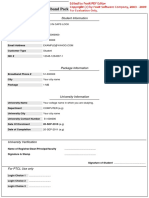 PTCL Student Form