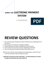 Unit-Iii Electronic Payment System