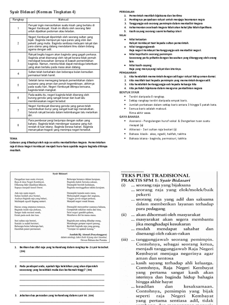 Syair Bidasari Pdf
