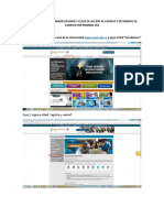 Instructivo para Generar Usuario y Clave de Acceso Al Campus