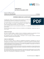 Exame Matemática A Epoca Especial 2019 Critérios de Correção