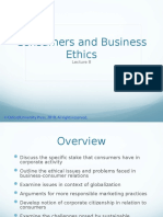 Consumers and Business Ethics Lecture 8
