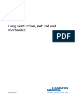 Lung Ventilation, Natural and Mechanical