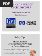 Use & Abuse of Oscilloscopes