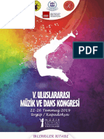 Uluslararası Muzik Ve Dans Kongresi, Bildiri Kitabı - 2019