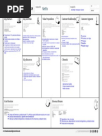 Business Model Canvas Poster Netflix