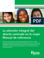 La Atención Integral Del Aborto Centrada en La Mujer