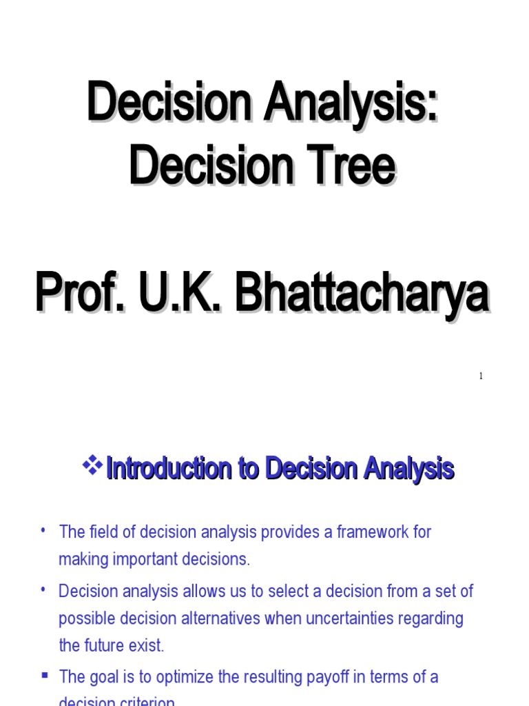 Decision (1) + Decision Tree, 2019 | PDF | Mathematical And ...