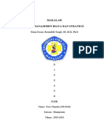 MANAJEMEN BIAYA DAN STRATEGI