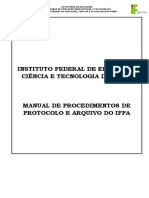 Manual de Protocolo IFPA 2015
