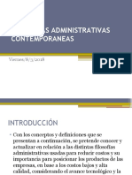 Filosofias Administrativas Contemporaneas