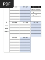 Step 1: Having Step 5: Cost: Target Monthly Income