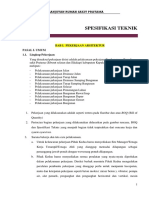 Spesifikasi Teknis Pembangunan Lanjutan RS Pratama PDF