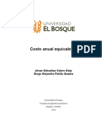 Costo Anual Equivalente (Sebastian Valero - Diego Pulido)