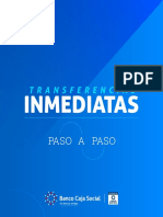 Transferencias: Inmediatas