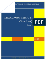 Direccionamiento IP Class Less PDF