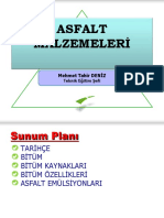Asfalt Malzemesi - Bitum PDF