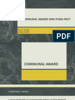 Communal Award and Puna Pact