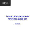 I Draw Cars Sketchbook Reference Guide PDF: Direct Link #1