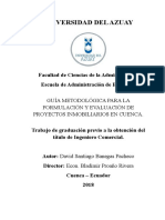 Formulación y evaluación de proyectos inmobiliarios