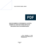 06. Analise Numerica e Experimental do Efeito Dinamico do Vento em Torres Metalicas Trelicadas para Telecomunicacoes - Carril C..pdf