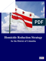 Homicide Reduction Strategy: For The District of Columbia