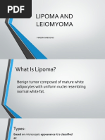 Lipoma and Leiomyoma