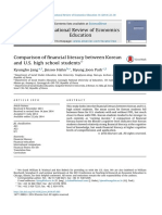 International Review of Economics Education: Kyungho Jang, Jinsoo Hahn, Hyung Joon Park