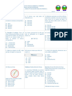 Evaluacion de Matematicas Final Primer Periodo