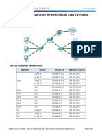 2.3.1.5 Packet Tracer - Configure Layer 3 Switching and inter-VLAN Routing