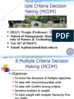 8 Multiple Criteria Decision Making