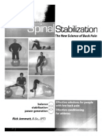 Spinal Stabilization The New Science of Back Pain