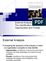 External Analysis: The Identification of Industry Opportunities and Threats